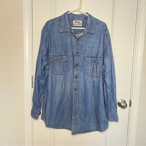 Jaguar Casual Denim Button Down Shirt